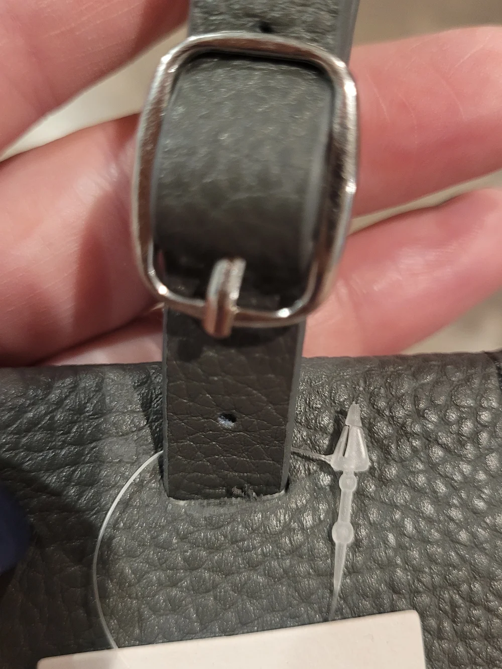 Thirty-One Dark Grey Luggage Tag